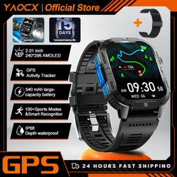 Premium HD Screen Smart Watch with Advanced Positioning and Sport Tracking - Sport (Black Mesh Belt B)