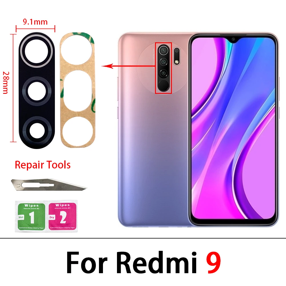 Durable Rear Camera Glass Lens Cover with Adhesive Strip