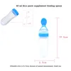 90ML Safe Newborn Baby Feeding Bottle Toddler Silicone Squeeze Feeding Spoon Milk Bottle Baby Training Feeder Food Supplement 6