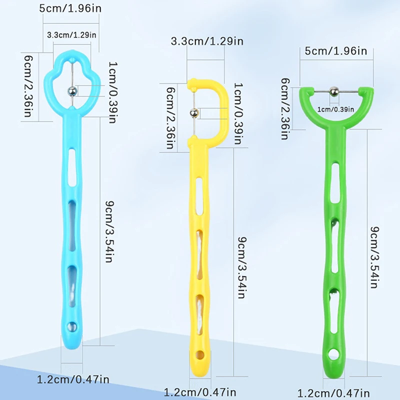 3PCS/4PCS Kids Tongue Tip Lateralization Elevation Tool Tongue Tip Exercise Oral Muscle Training Autism Speech Therapy Talk Tool speech therapy teeth massager teeth alignment trainer