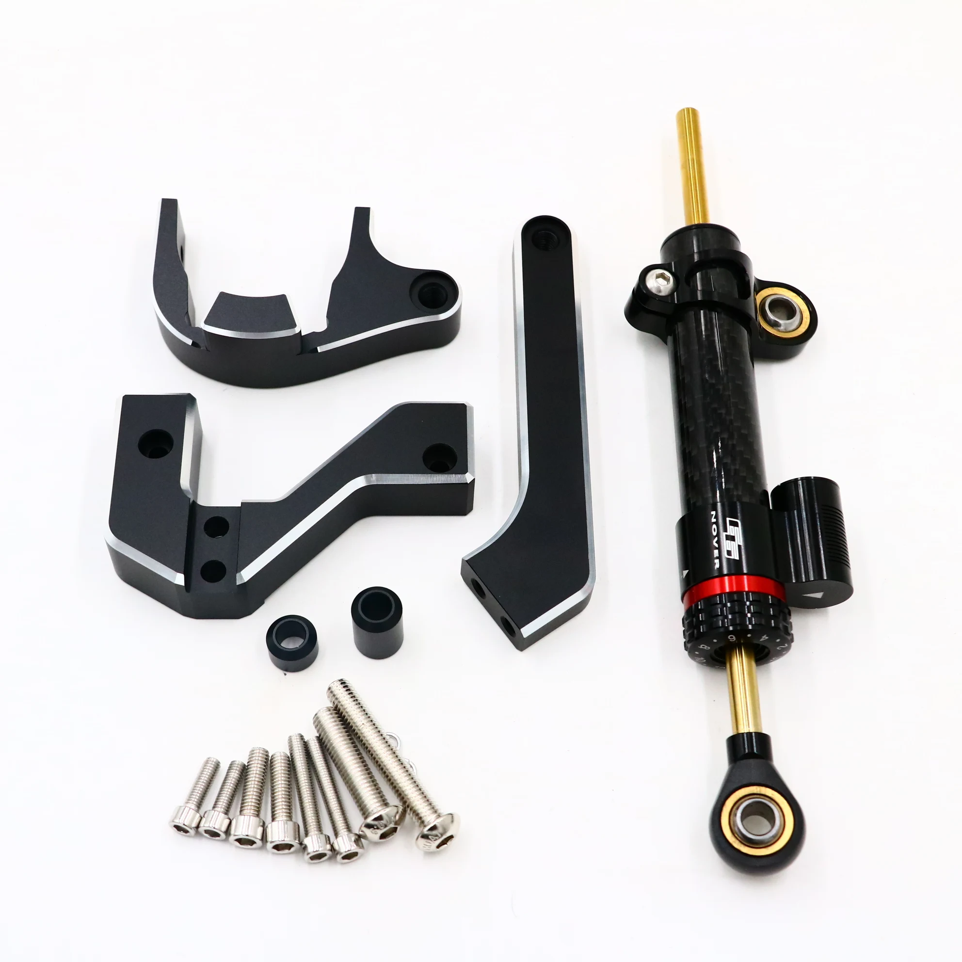 DirectionalCarbonFiberSteeringDamperKitforVSETT1010PlusElectricScooterHighSpeed