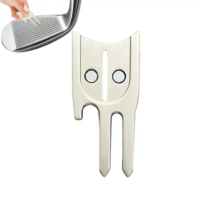 

Golf Divot Tool Metal 6-in-1 Portable Divot Tool Nad Ball Marker Durable Mark Golf Balls To Place The Club Great Gift For Family