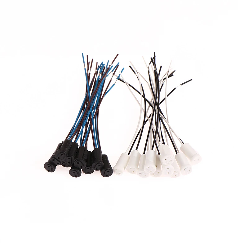 Description Picture 6 of item10pcs G4 Lamp Socket Wire Adapter With 10cm/20cm Wire G4 Lamp Holder For LED Crystal Heads Light Bulb Halogen Lamp