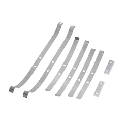 Premium Metal Chassis Pull Rod with Shock Absorber & 370 Gearbox Assembly - Upgrade Parts (Leaf spring)