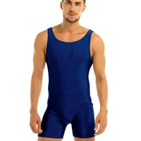 Maillot de Lutte pour Homme, Vêtement d'Entraînement de bug astique, Tenue de Course Imbibée de Documents Solides, Combinaison de Combat, WePackage 3
