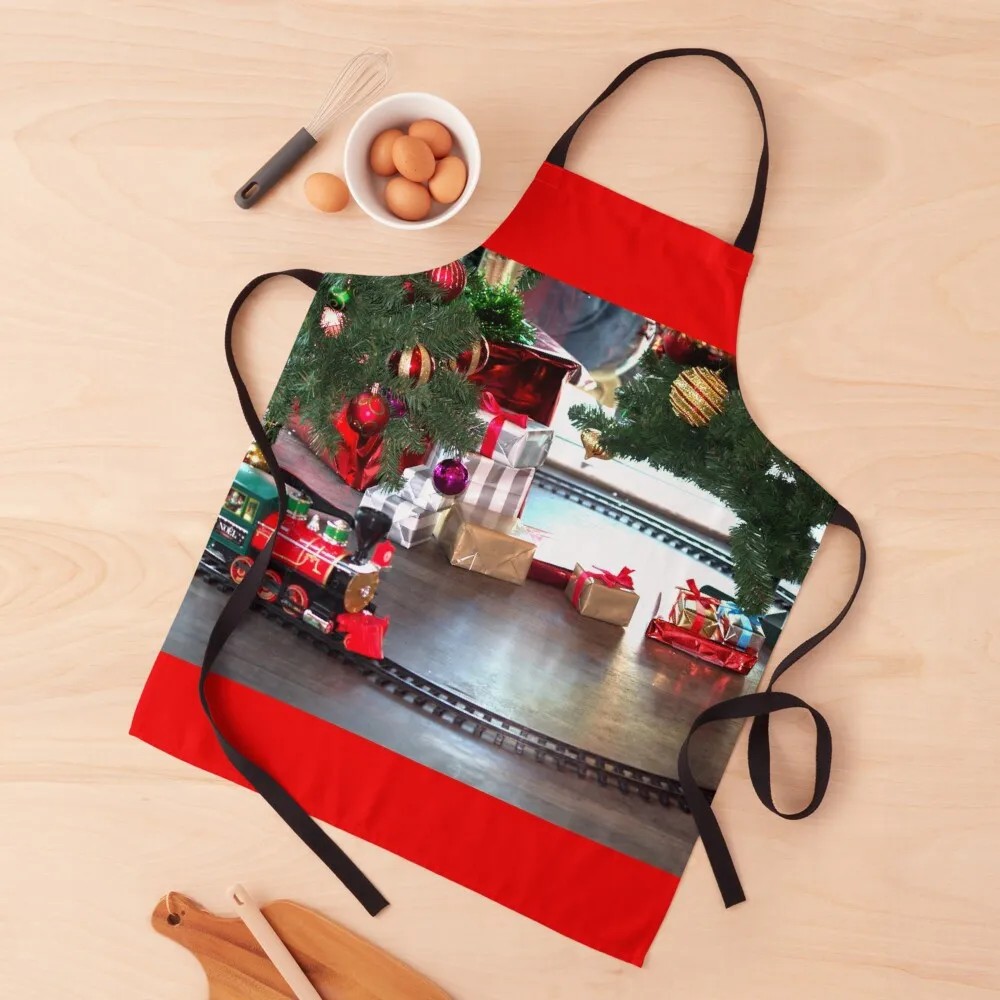 

Christmas morning Merry Christmas Apron useful gadgets for home Kitchens Woman custom women's kitchen Apron