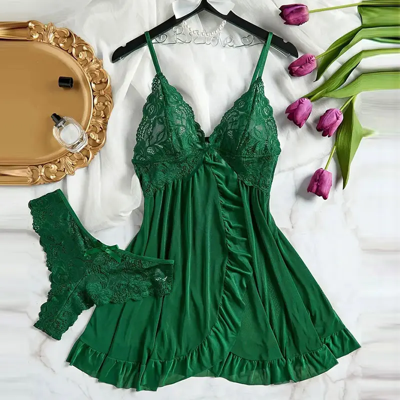 مجموعة من قمصان النوم الرسن فستان سهرة صيفي المبيع...