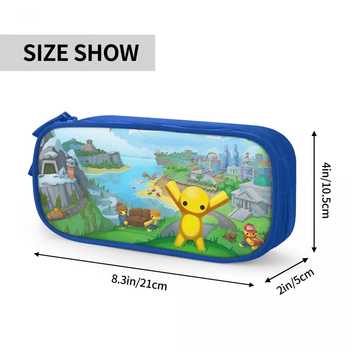 Wobbly Life Gaming Funny Pencil Case Cute Hot Games Pen Bags Kids Large Storage Students School Zipper Pencil Pouch