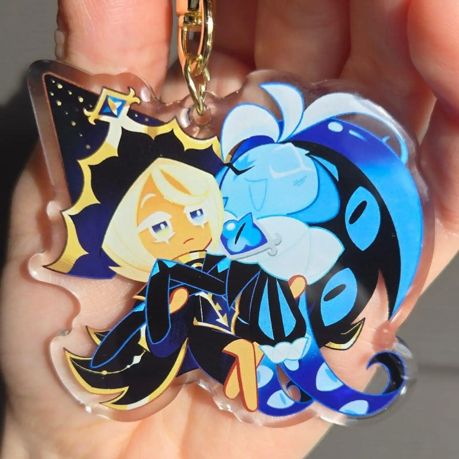 Cute Cartoon Milk & Cookie Keychain Accessories