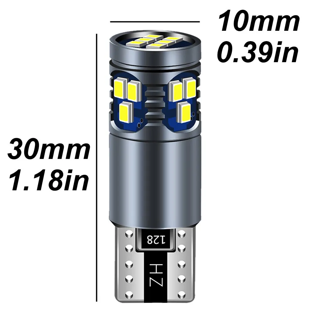 Ÿ ȥٿ  , T10 LED W5W ĵ 194 168, ڵ Ŭ , 6500K ȭƮ,   LED , 2 