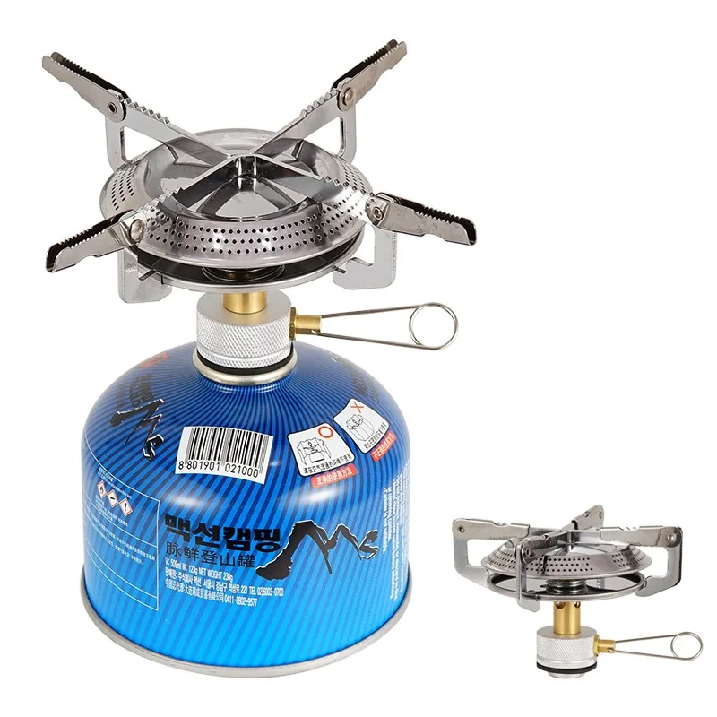 Outdoor Portable Gas Stove Fold Removable High Power Stove Multi Fuel Adjustable Energy-saving Stove Cooker Picnic Tools Camping