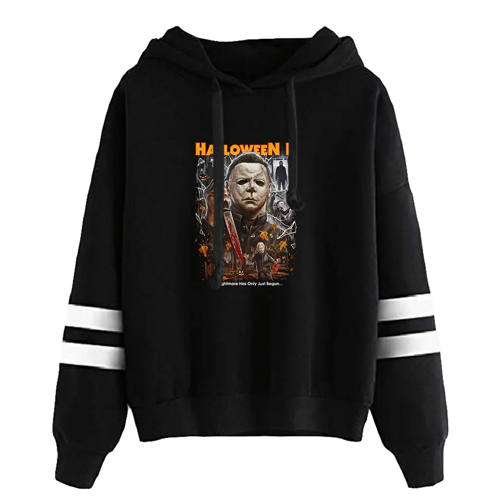 

Halloween Ends 2022 Movie Pocketless Parallel Bars Sleeve Sweatshirt Men Women Hoodie American Horror Film Unisex Clothes