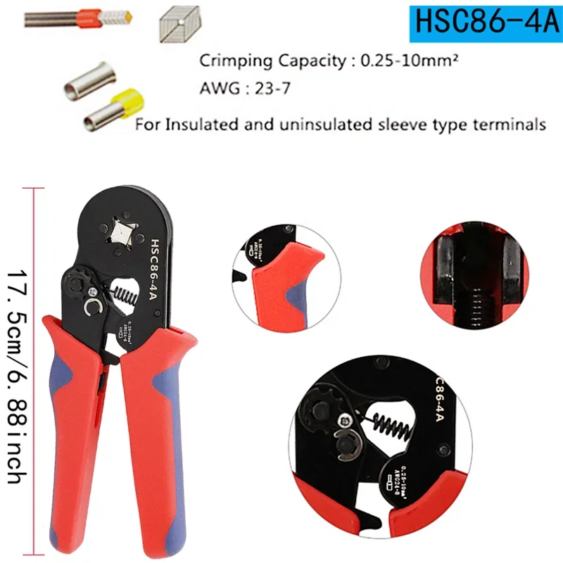 VE Tubular Crimping Terminal Set