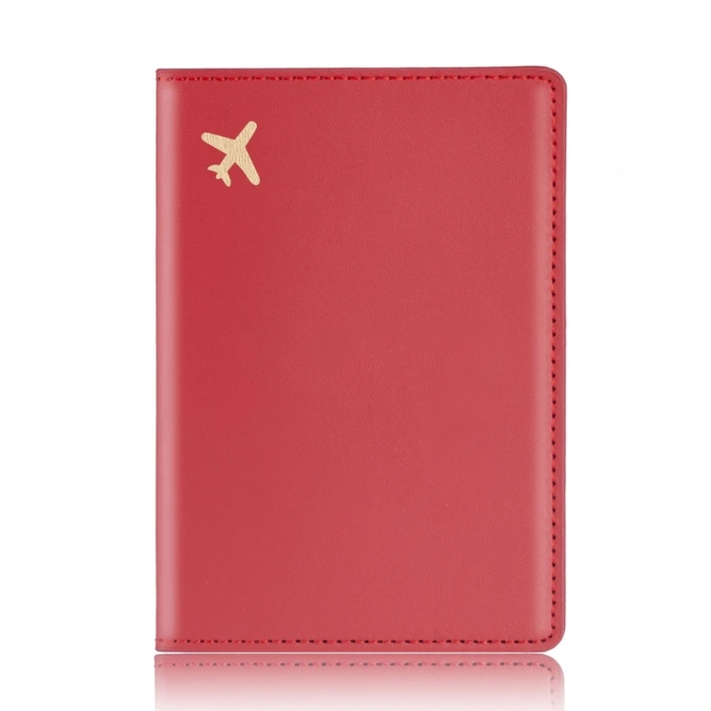 M2EA Fashion Travel PU Leather Passport Cover Holder Hot Stamping