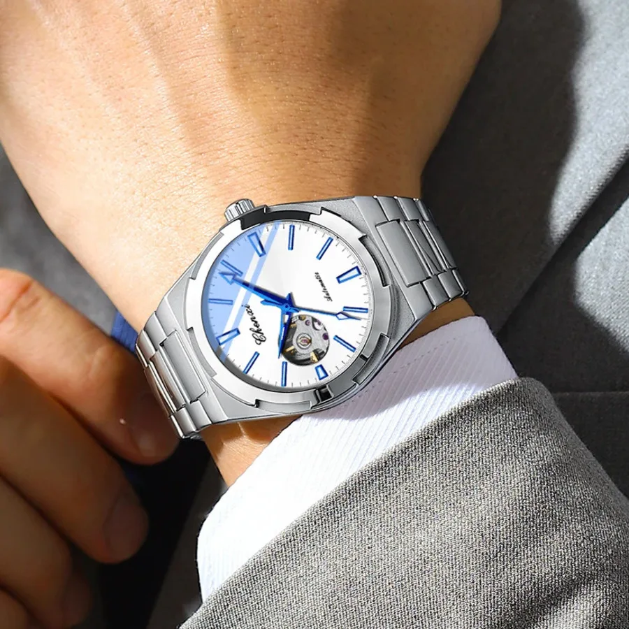 CHENXI 8856 Automatic Movement Mechanical Watches for Men Hollow