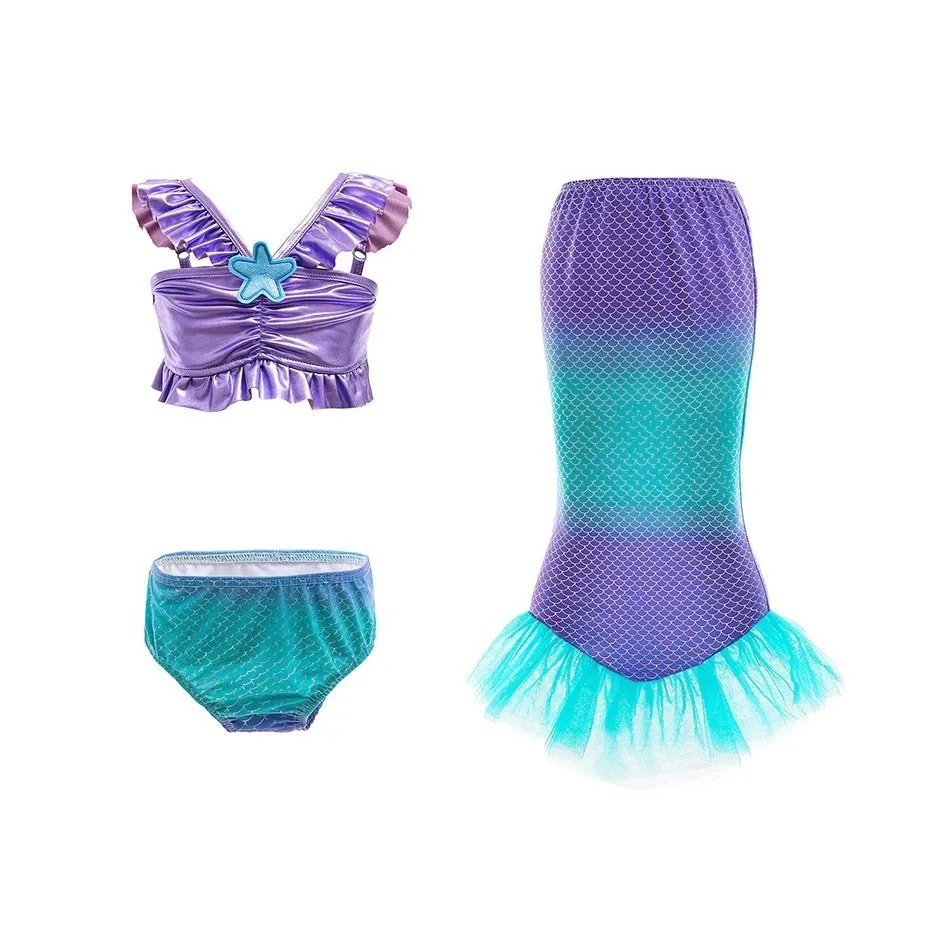 Enchanting Little Mermaid Princess Dress for Girls - Birthday & Halloween Party Outfit