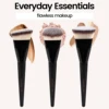 MAANGE 3pcs Makeup Brush Set Angle Round Flat Head Foundation Brush Soft Bristle With Box Skin-friendly Makeup Tool for Beauty 4
