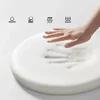 Round Imitation Leather Oil-proof Dining Chair Cushion Waterproof Easy Cleaning Bar Stools Cushions Non-slip Memory Foam Pad 4