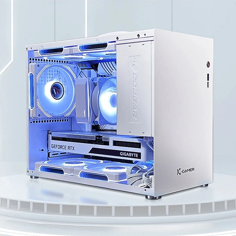 Power Train X100 Portable Handheld Case Mini-ITX/MATX Motherboard USB3.0 Type-C Desktop Mini Game Chassis ATX Power Supply