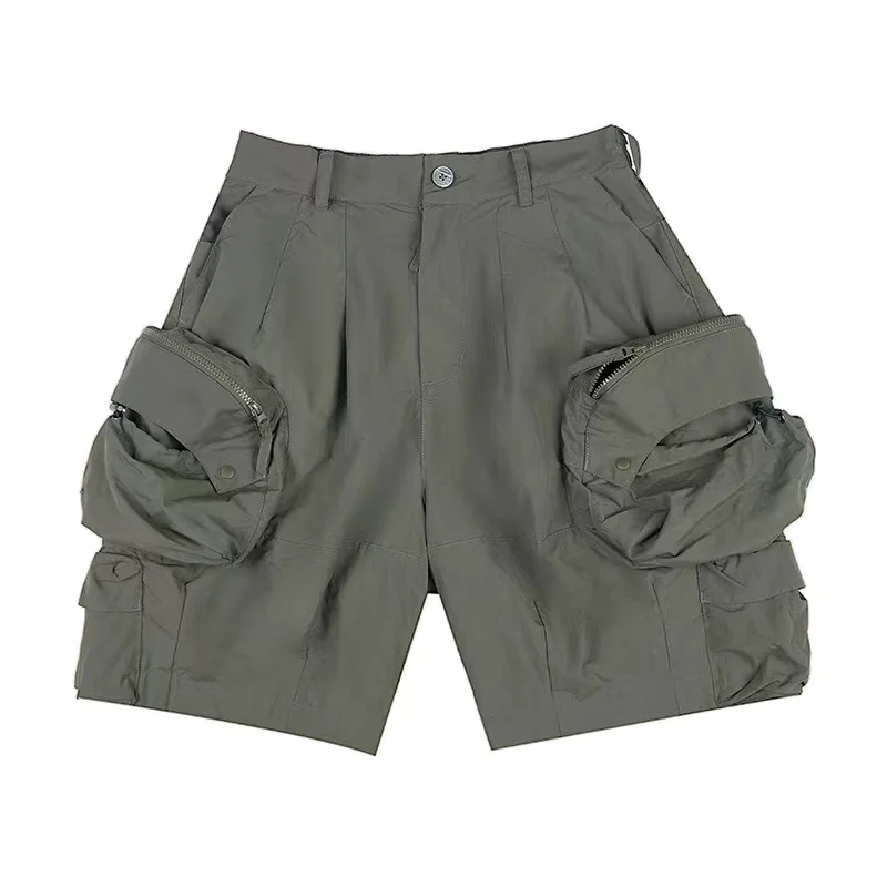 

Japanese functional cityboy outdoor large pocket cargo shorts man