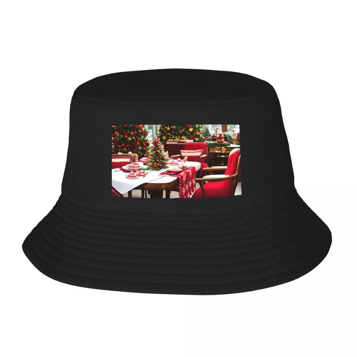 

Merry Christmas Bucket Hat Male Wild Ball Hat Sports Caps Women's Hat Men's