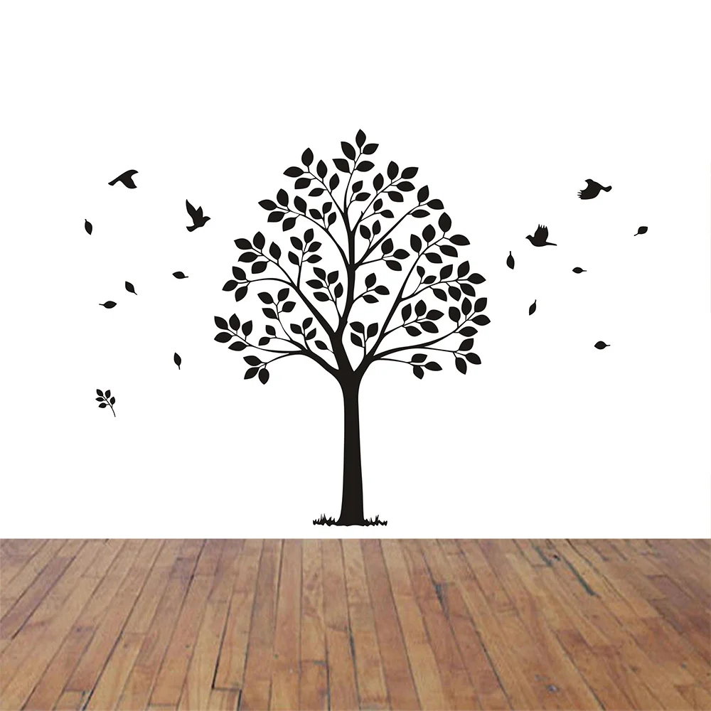 

New Large Tree Wall Sticker Family Tree Wall Decal DIY Removable Wall Decoration Vinyl Tree Wallpaper