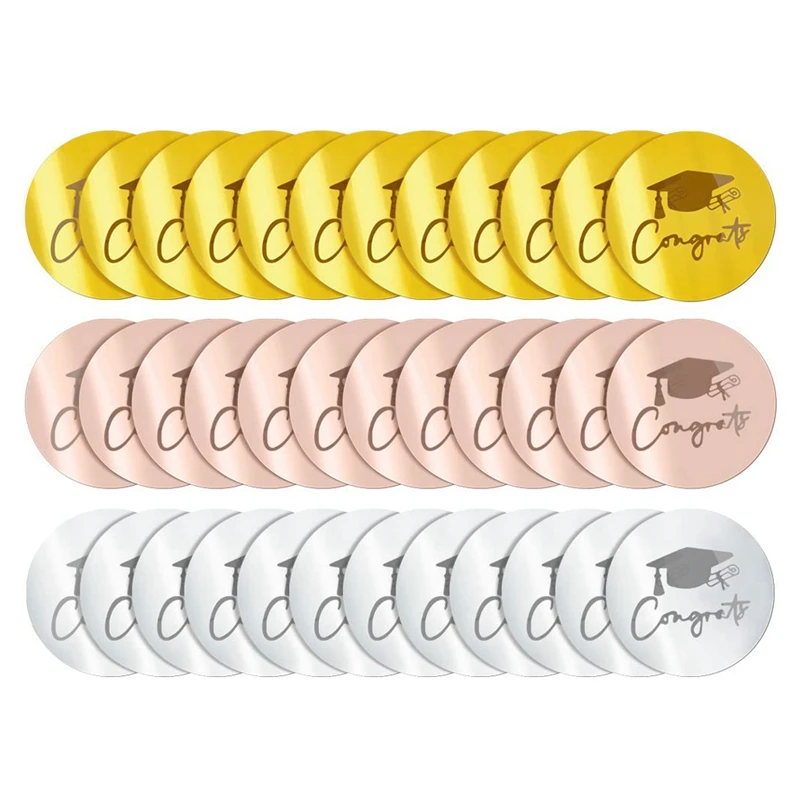 

36Pcs Graduation Cupcake Toppers Acrylic Cake Disc Cake Toppers Round Graduation Engraved Mirror Acrylic Cupcake Toppers