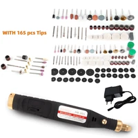 5000-18000 RPM  Adjustable 5 Speed Electric Drill Dremel Grinder Engraver Pen Mini Drill Rotary Tool Grinding Machine 165Pcs Tip 1