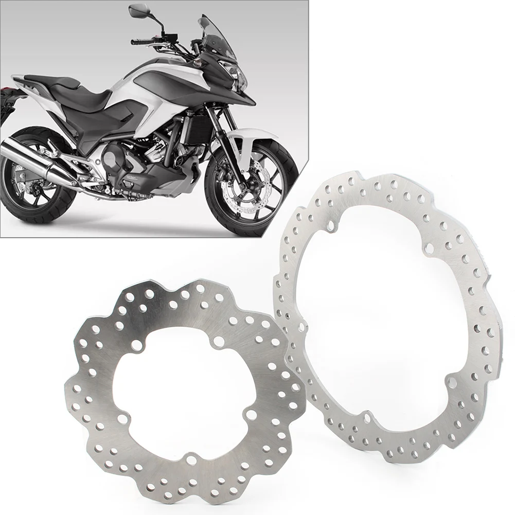 

Ротор дискового тормоза переднего и заднего колеса для мотоцикла HONDA NC750X NC750S NC700S NC700X NC700D CTX700, сталь, 2 шт.