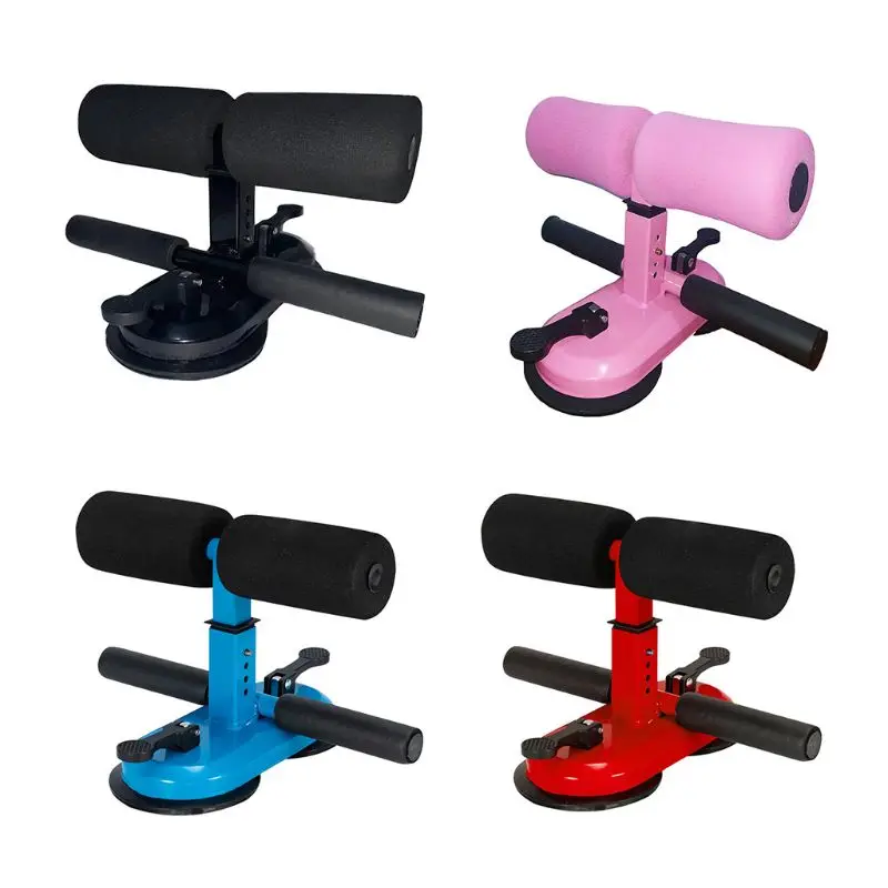 

Double Suction Cup Sit Up Bar Assistant Exercise Stand Padded Ankle Support Workout Equipment for Home Gym Fitness