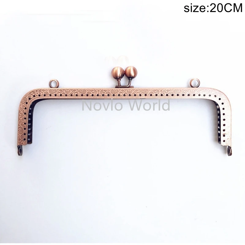 10pcs 20cm  5 colors  Metal Frame For Bag  Handbag Frame Purse Making Kiss Clasp Lock Accessories For Bags Hardware