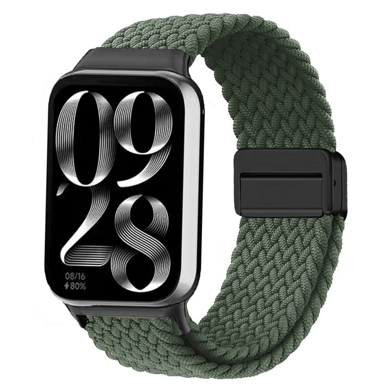 Nylon Braided Magnetic Smartwatch Strap Bracelet Accessory