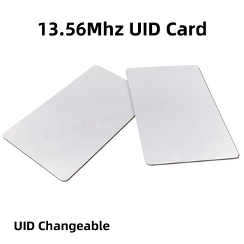 UID 카드 13.56MHz 블록 0 섹터 쓰기 가능 IC 카드 클론, 변경 가능한 스마트 Keyfobs 키 태그, 1K S50 RFID 액세스 제어, 20 개, 50 개