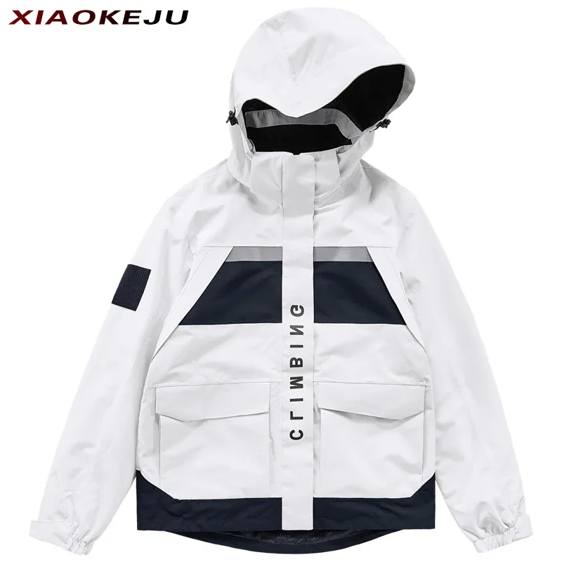 Man Jacket Free Shipping Work Jacket Heavy Windbreak Withzipper Outdoor Techwear Military Bomber Motorcycle Trekking Baseball