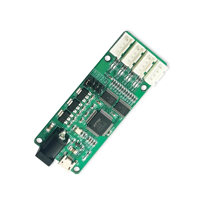 AY14 -LC-FT4232-4TTL USB to TTL 컨버터 모듈 4채널 고속 UART 시리얼 포트 통신 보드 5V 3.3V 2.5V 1.8V