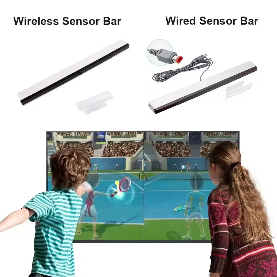 Wired Motion Sensor Receiver USB Bar Nintendo Wii/Wii U Console Replacement Extension Cord Infrared Ray Accessories