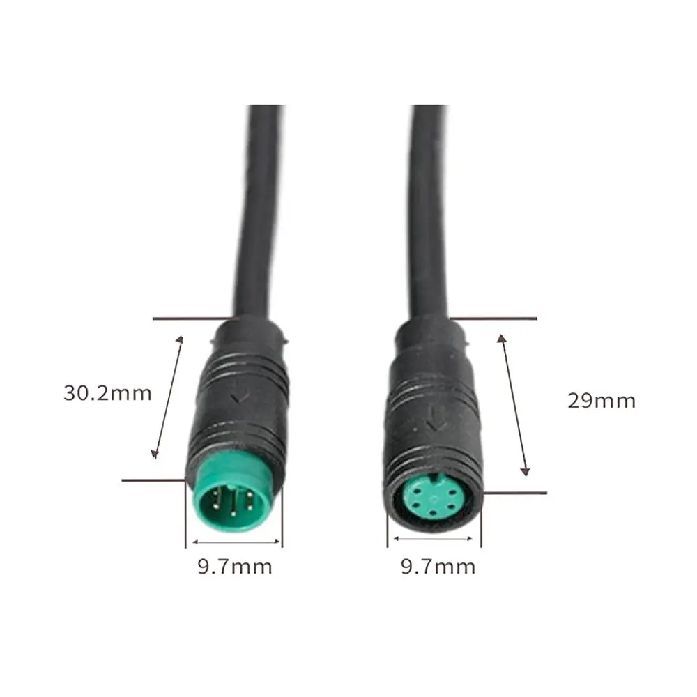 Waterproof Black PVC Ebike Cable Connector Accessories