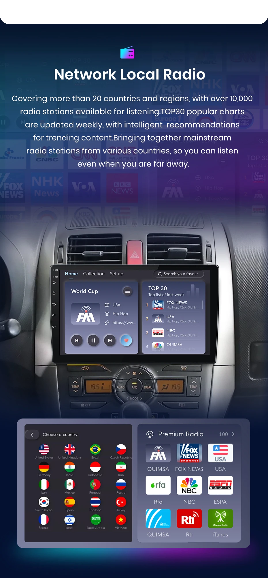 Junsun V1 AI Stimme Drahtlose CarPlay Android Auto Radio für Toyota Auris E150 2006-2012 4G Auto Multimedia GPS 2din autoradio – Detail 12