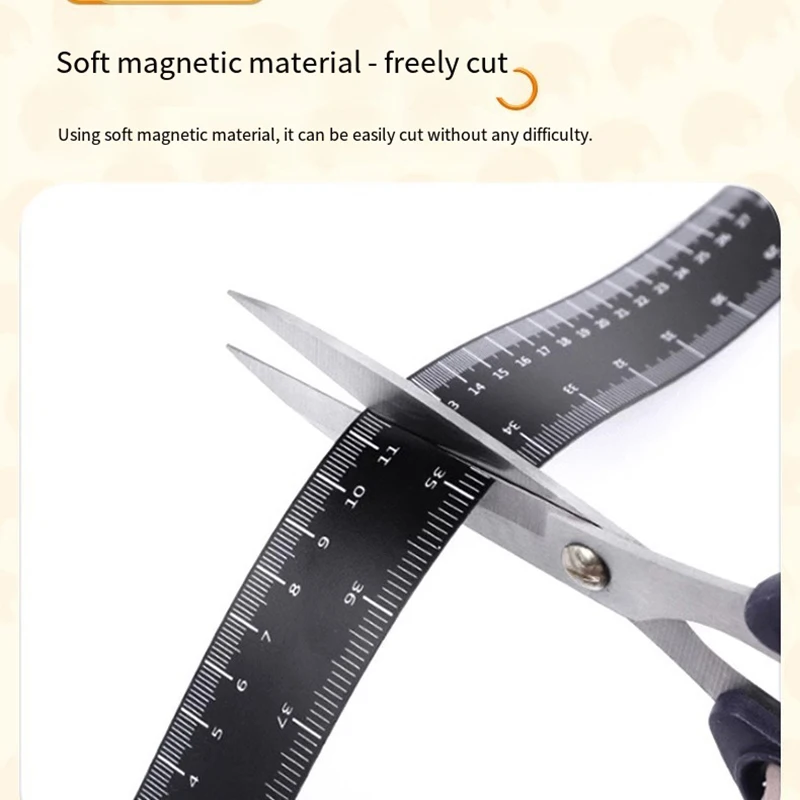 Magnetic Flexible Measuring Tape with Inches and Centimeters - 39.37 Inch Length