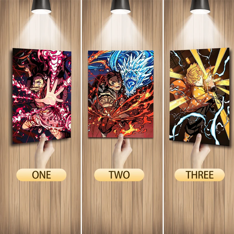 Naruto Demon Slayer One Piece Pattern Lenticular Flip Anime 3D Motion  Stickers - China Demon Slayer and Anime Online Wholesale price