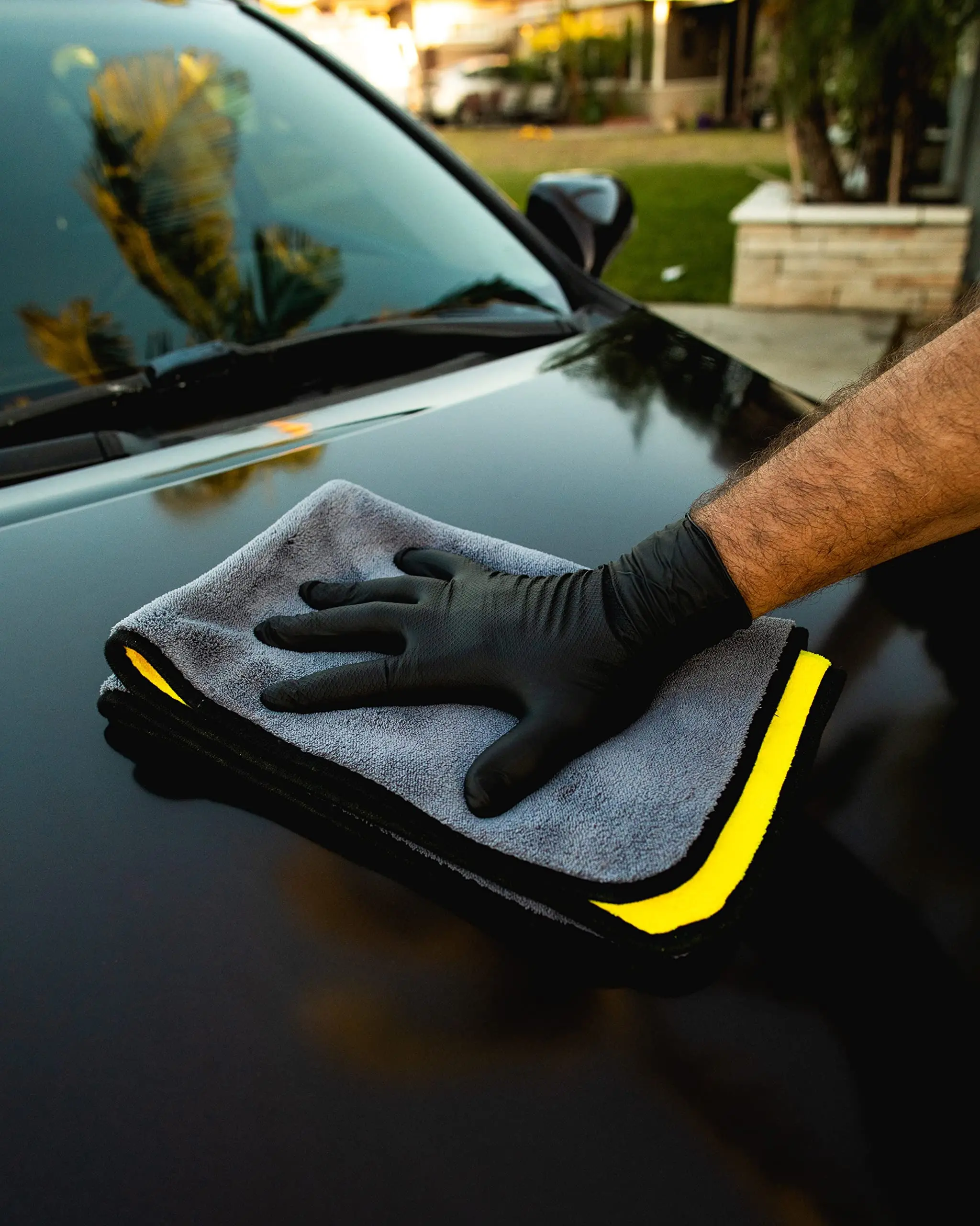 

Large Size Thick Microfiber Cleaning Towel Car Detail Cloth Car Drying Towel Polishing Waxing Dry Car Absorbent Towel