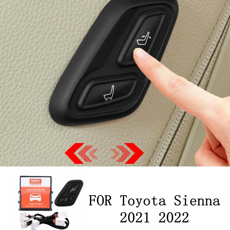 For Toyota Sienna XL40 Interior Decoration Modification Accessories 2021 2022 2023 Co-Pilot Seat Button upgraded Tuning