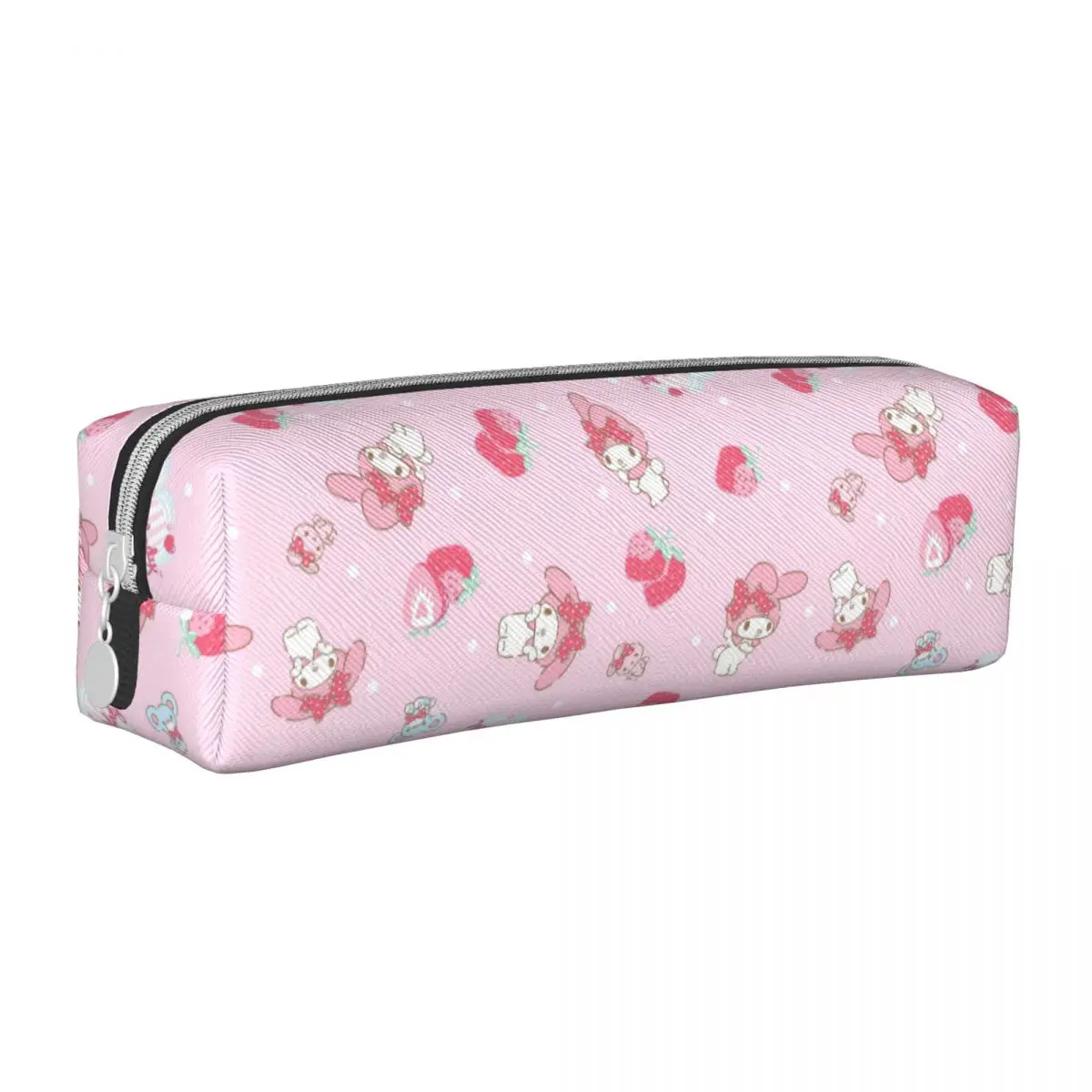 

Пеналы розовые с рисунком «Моя Мелодия», милые Мультяшные Пеналы, держатель для ручек, Детская большая емкость, искусственная кожа, подарок, канцелярские принадлежности