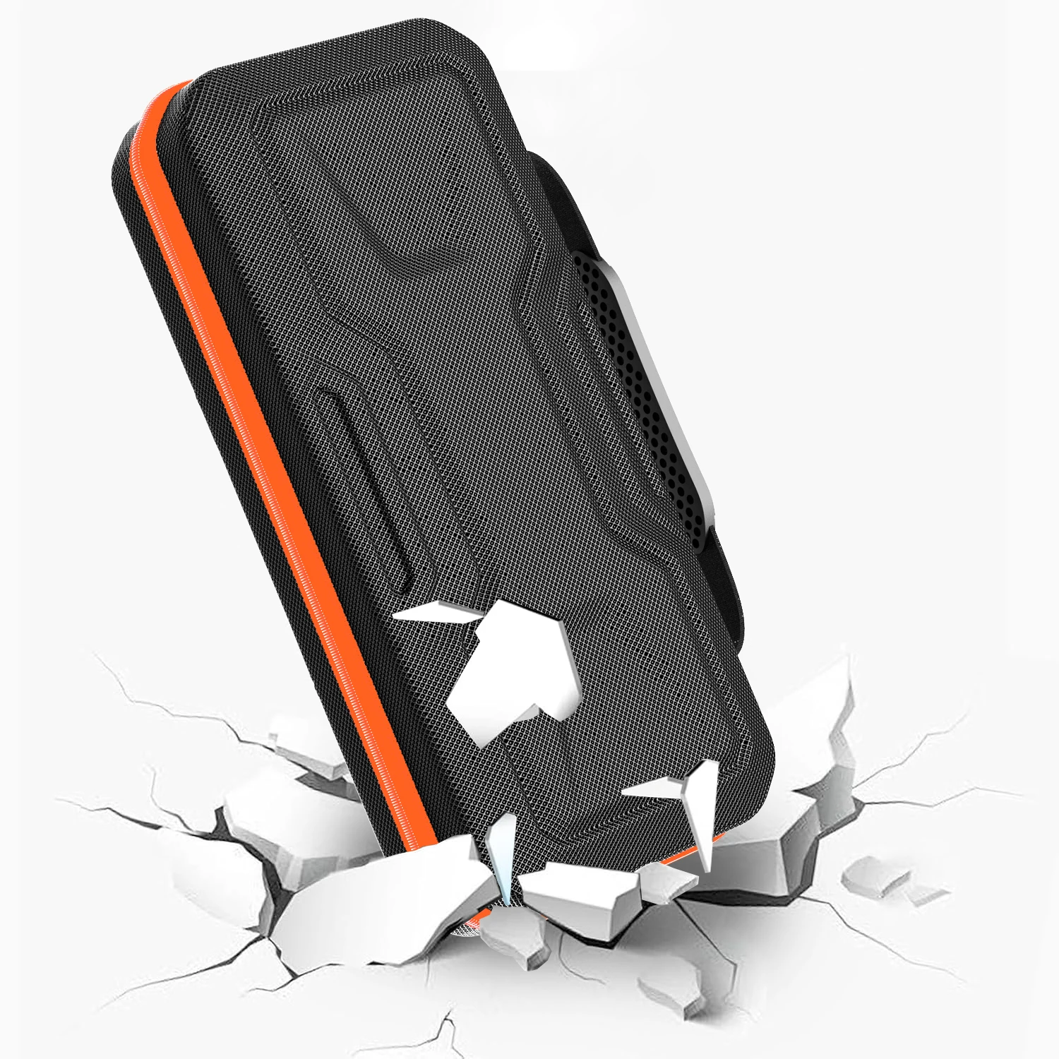 Mecha Appearance Design Storage Bag for Switch 2 Travel Carrying Case Waterproof EVA Hard Shell Protective Storage Bag for NS 2