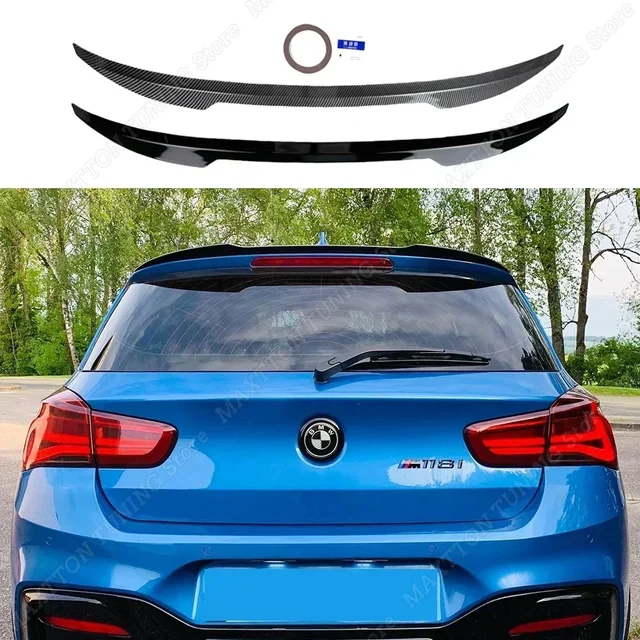 For BMW 1 Series F20 F21 Maxton Style Rear Roof Spoiler Trunk Lid Tail Wings 116i 120i 118i M140i M135i 2011-2020 Hatchback 1
