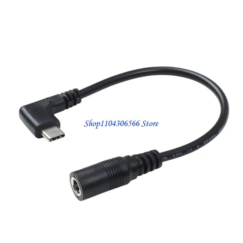 02DD 유형 C 12V 5.5x2.1mm 스텝 업 컨버터 케이블 전원 공급 장치 USB C 케이블(5.5mmx2.1mm 카메라용 충전 케이블 포함)