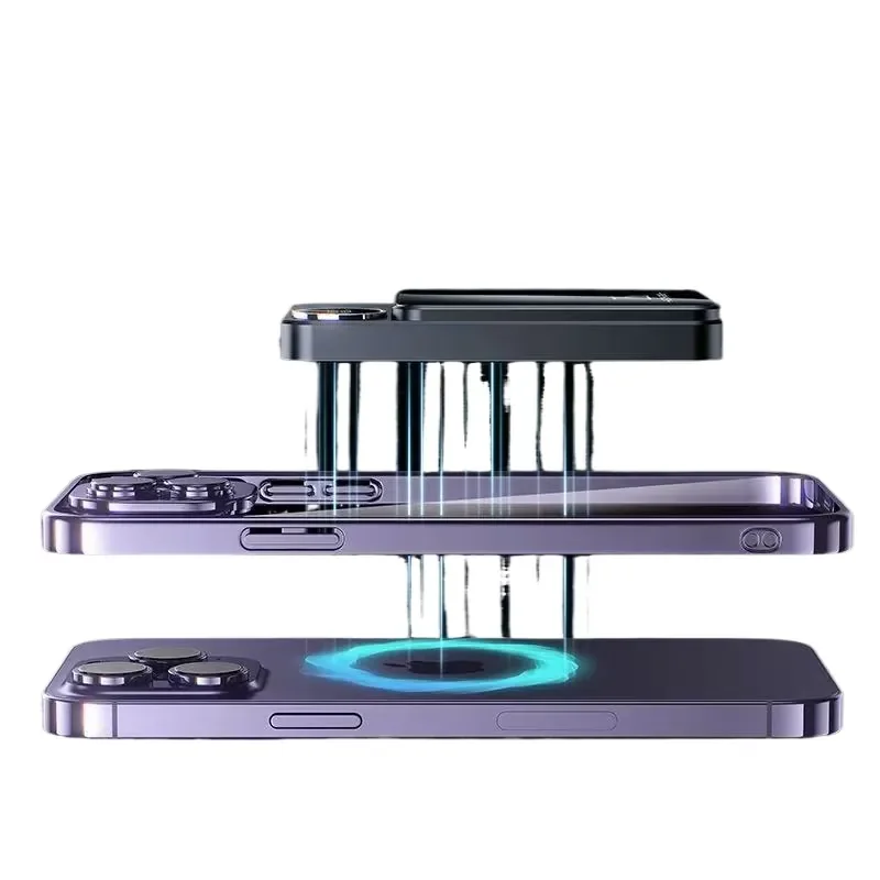 20000mAh 5V 휴대용 마그네틱 보조배터리 (아이폰 12, 13, 14, 15 시리즈 MagSafe 호환 무선 고속 충전)