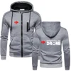 DJI Pilot Drone Print Men's Warm Hoodie Sweatshirt Coat 6