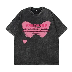 Leopard Print Oversized Cotton T-shirt for Women - Trendy Fashion Loose Fit (Black-JJ0698)