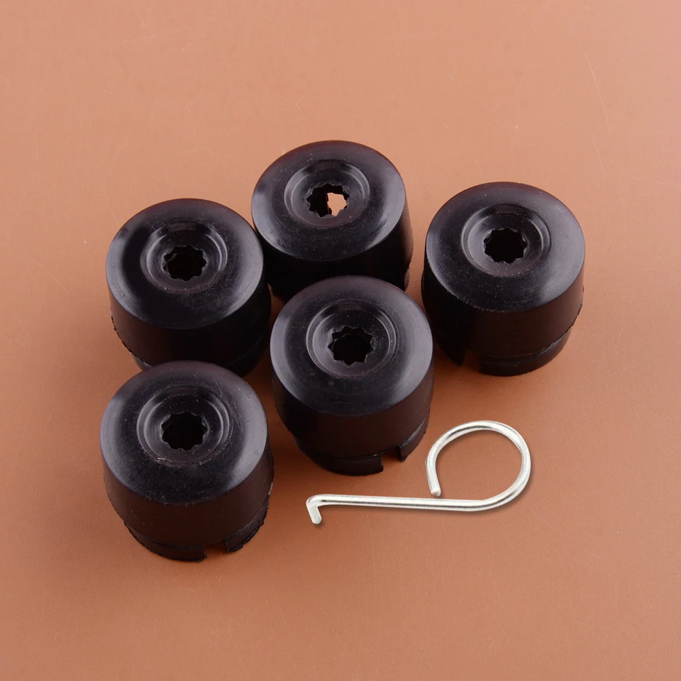 Cache-vis De Roue Arotzelox 19 Mm - Lot De 20 Pour Volkswagen Transporter T5 T6 (2003-2020), Noir